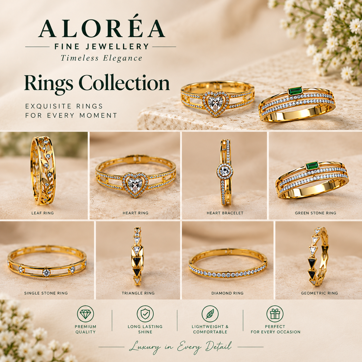 Aloré Fine Jewellery – Rings Collection