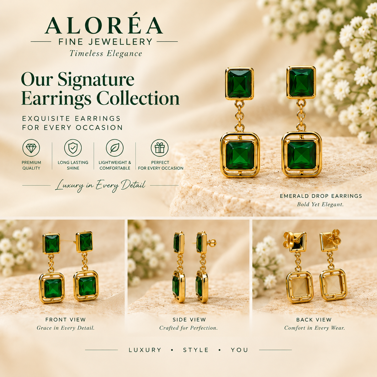 Aloré Fine Jewellery – Signature Earrings Collection